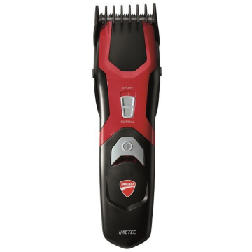 Ducati Masina de tuns Ducati Imetec HC 909 S-Curve, 13 lungimi de taiere de la 1 mm la 25 mm, Incarcare rapida fara fir, Rosu -Negru Ducati Masina de tuns Ducati Imetec HC 909 S-Curve, 13 lungimi de taiere de la 1 mm la 25 mm, Incarcare rapida fara fir, Rosu -Negru