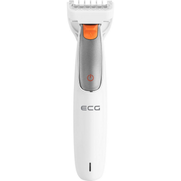 ECG Aparat de tuns barba si parul ECG ZH 1321, 20 lungimi de taiere, baterie reincarcabila 1.2 V NiMh, 600 mAh, Alb