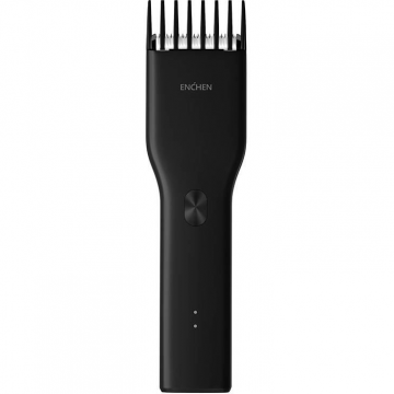 Enchen Aparat de tuns ENCHEN BOOST, Lungimea de taiere a parului intre 0.7 si 21 mm, 2 viteze, Sub 55 db, Autonomie 3 luni, Lame de ceramica, Tehnologie antiblocare fir de par, Incarcare rapida inteligenta, Negru