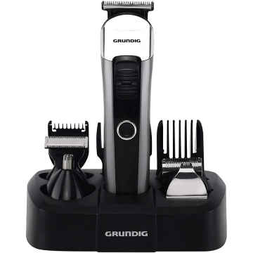 Grundig Masina de tuns barba,-par Grundig GMS3240, Negru-Argintiu