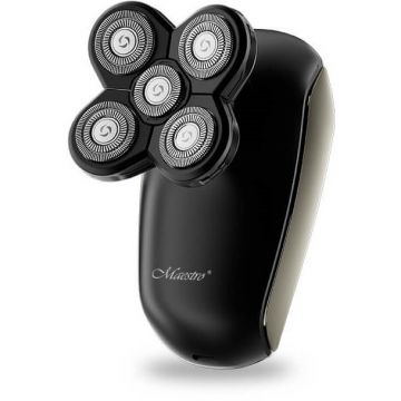Maestro Aparat de Ras electric Maestro MR-677, rotativ, 5 lame, 55x75x100mm, Negru