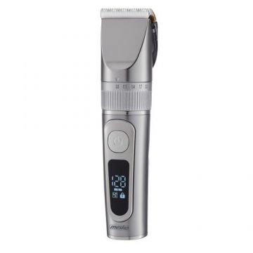 Masina de tuns Mesko MS 2843, USB, 4 accesorii pieptene, IPX6 (Gri)