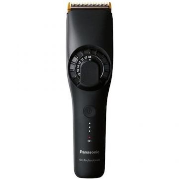 Masina de tuns profesionala Panasonic ER-HGP90K803, 6 trepte taiere, Autonomie 150 minute, design ergonomic (Negru)