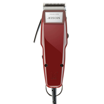 Moser Aparat de tuns electric Moser 1400-0050, profesional pentru ingrijire personala sau saloane de frizerie, Rosu