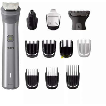Philips Aparat de  tuns din otel inoxidabil Philips MG5940 15, Negru Argintiu