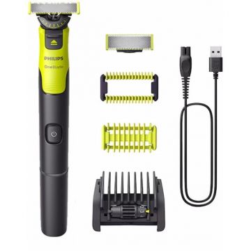 Philips Aparat hibrid de barbierit, tuns barba si parul corporal Philips OneBlade 360 QP4631/30
