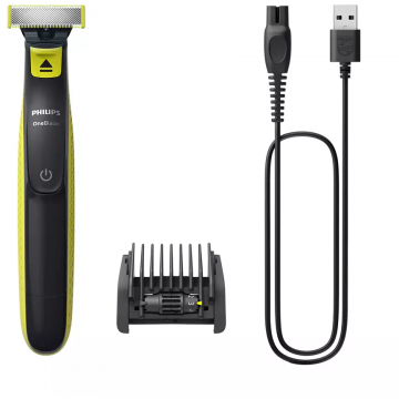 Philips Aparat ras, Philips QP2724/20, Uz Facial, verde