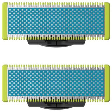 Philips Rezerva Aparat Ras, Philips OneBlade, 2 lame, verde