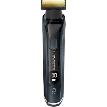 Rowenta Aparat de tuns, conturat si ras Rowenta Forever Sharp Ultimate TN6204E0, autonomie 120 min, 18 setari, accesoriu ras barba si parul corporal, wet & dry, negru
