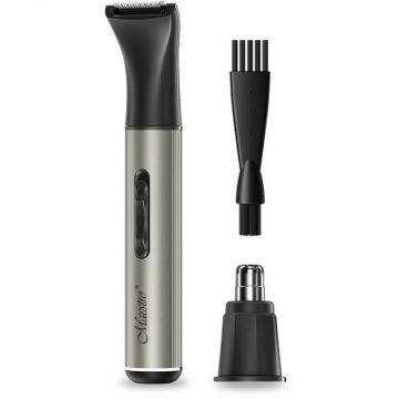 Set Trimmer MR-666 2in1 Argintiu/Negru