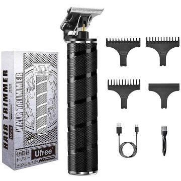 Trimmer pentru Ras si Tuns Barba si Par Corporal U-1157 Autonomie pana la 180Min Negru