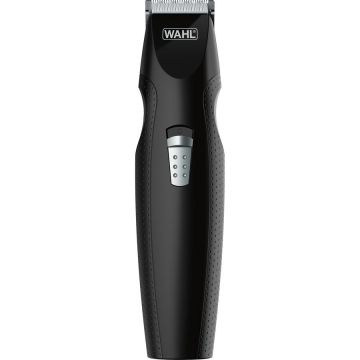 Wahl Aparat de tuns barba si mustata Wahl 05606-508, 4 piepteni de ghidare, 6 trepte de taiere, stand depozitare, Negru