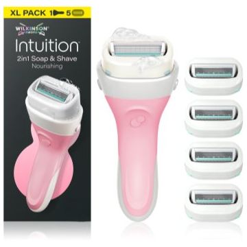 Wilkinson Sword Intuition 2in1 Ultra Moisture Razor aparat de ras + rezervă 5 pc