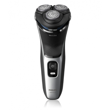 Aparat de ras electric, PHILIPS, seria 3000 S3143/00, Argintiu/Negru