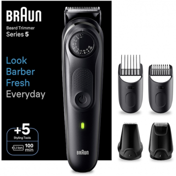 Aparat de Tuns Barba BT5430 Beard Trimmer 40 Setari Autonomie 100min Negru