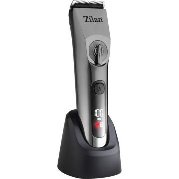 Aparat de Tuns Electric 8 in 1, IPX6, Reincarcabil, LED, Gri