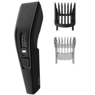 Aparat de Tuns Philips HC3510/15, Pieptene Ajustabil, 0.5-23MM, 13 Trepte, cu Fir, Negru
