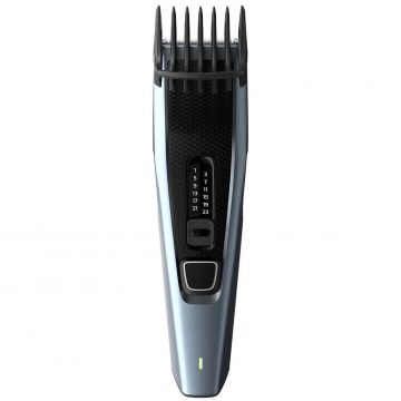 Aparat de tuns Philips HC3530/15 – pieptene ajustabil 0.5-23 mm, 13 trepte, 75 min autonomie, negru/gri