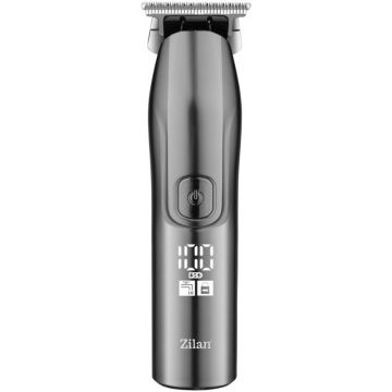 Aparat de Tuns Reincarcabil Electric, Barbati, 5 in 1, IPX7, LED, Gri