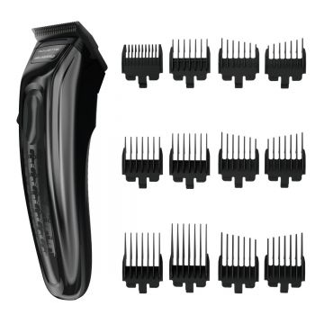 Aparat de tuns Rowenta x Karl Lagerfeld Barber Experience TN155LE0  6500 rpm  autonomie 150 min  6 piepteni ficsi  6 piepteni fade  lame inox  indicat