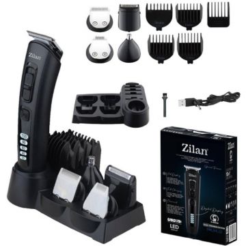 Aparat de Tuns Uranus, 10 in 1, Afisaj LED, Capete Detasabile