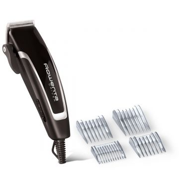 Aparatul de tuns Rowenta Driver TN1603F0  4 piepteni  50 de lungimi de tăiere  stare Micro 1-2 mm  lame inox  1.8m cablu negru&argintiu