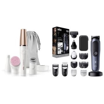 Braun Face SE912 & All-In-One Series 7 set pentru ten, păr și barbă