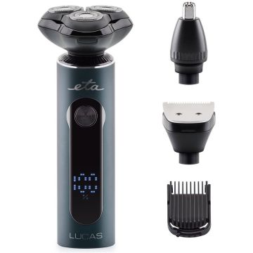 Eta Aparat de ras ETA 434390000 Lucas Shaver, fara fir, autonomie 50 minute, Negru
