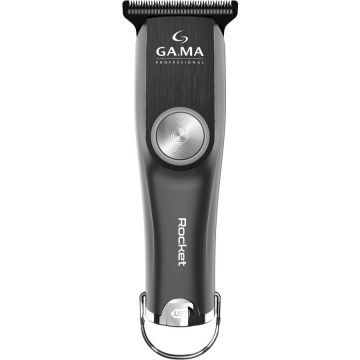GA.MA Aparat de tuns GA.MA Rocket, 3 inaltimi de taiere, 5800-6300 rpm, alimentare cu fir si wireless, USB, Negru