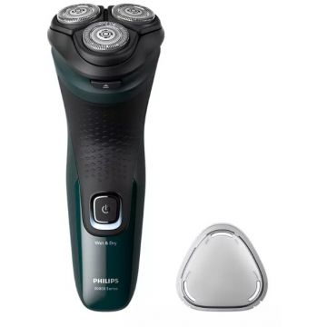 Philips Aparat de ras electric, X3002/00, 40 min autonomie, Negru-Verde