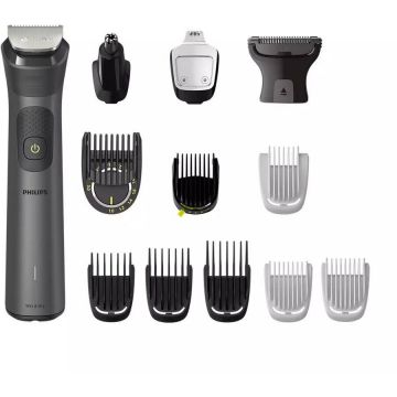 Philips Aparat de tuns multifunctional 13 in 1 PHILIPS Multigroom Series 7000 MG7920/15, acumulator, autonomie 120 min, Negru
