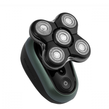 REMINGTON Aparat de ras pentru cap Remington Ultimate Series RX7 XR1600, 100% rezistent la apa, Functie Turbo, Negru/Verde