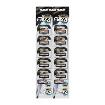 Rezerve Aparat de Ras Flex4, Bic, 10 Bucati