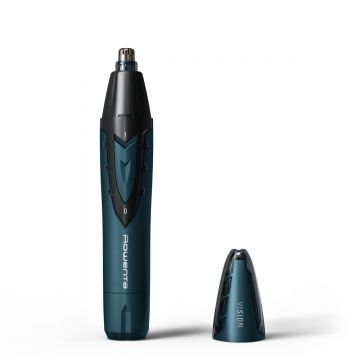 Trimmer pentru nas & urechi Rowenta Vision TN3011F0  autonomie 3 ore  tehnologie VISION  rezistent la apa  albastru