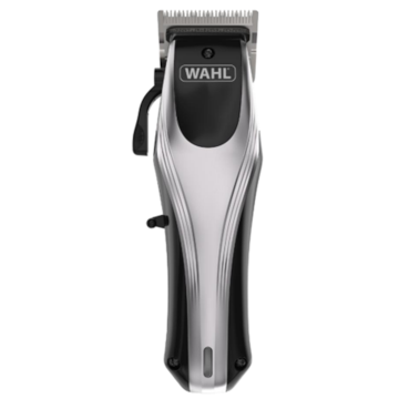 Wahl Aparat de tuns Wahl Rapid Clip 09657-0460, 100-240 V, 50-60 Hz, husa inclusa, argintiu/negru